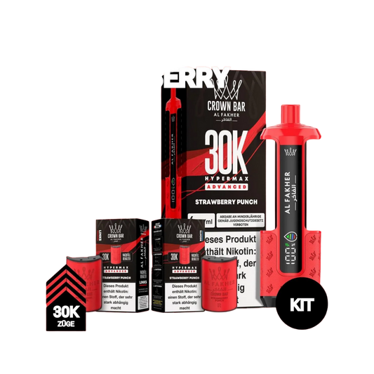 AL FAKHER - 30K Hypermax Strawberry Punch Kit
