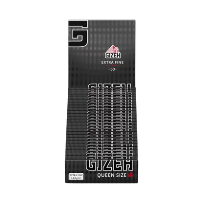 GIZEH BLACK - Queen Size Slim 25er