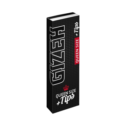 GIZEH BLACK - Queen Size Slim + Tips
