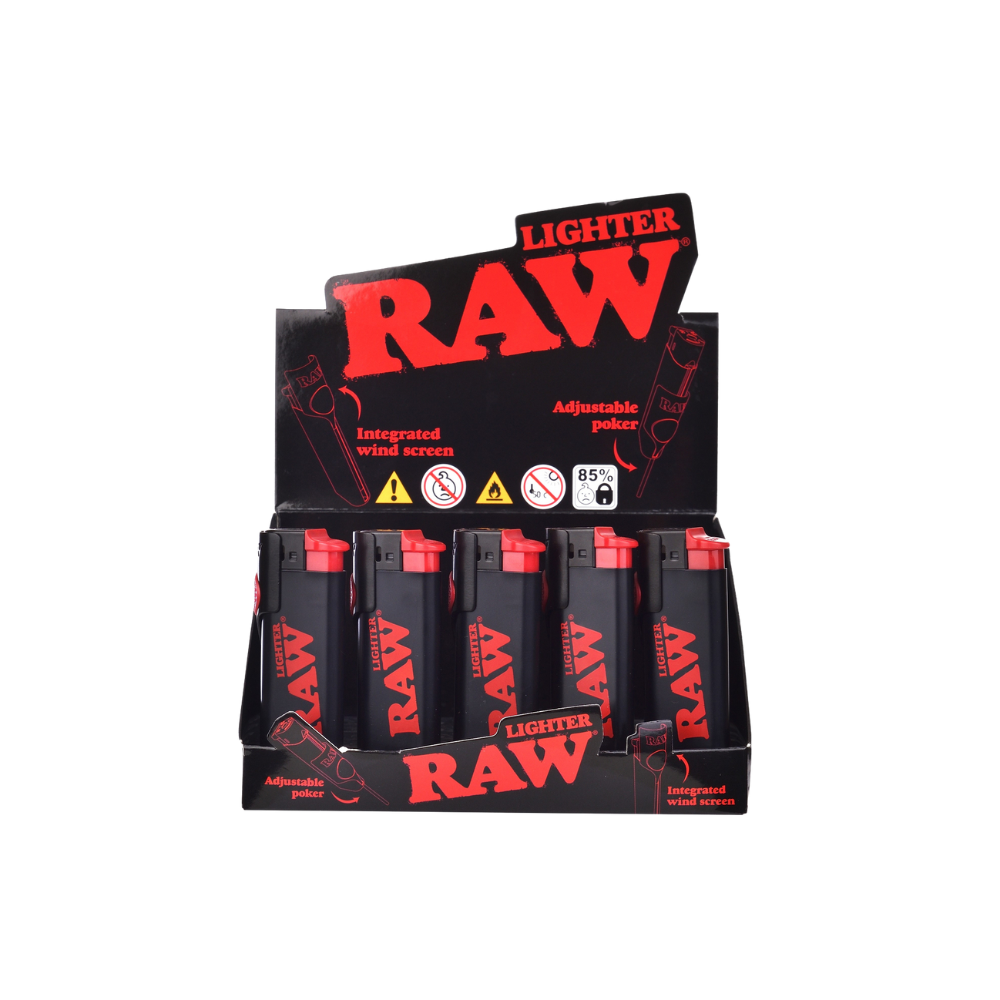 RAW FEUERZEUG - Phoenix Lighter - Mit Windschutz und Stopfer