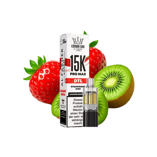 AL FAKHER - 15K Pro Max Pod - Strawberry Kiwi