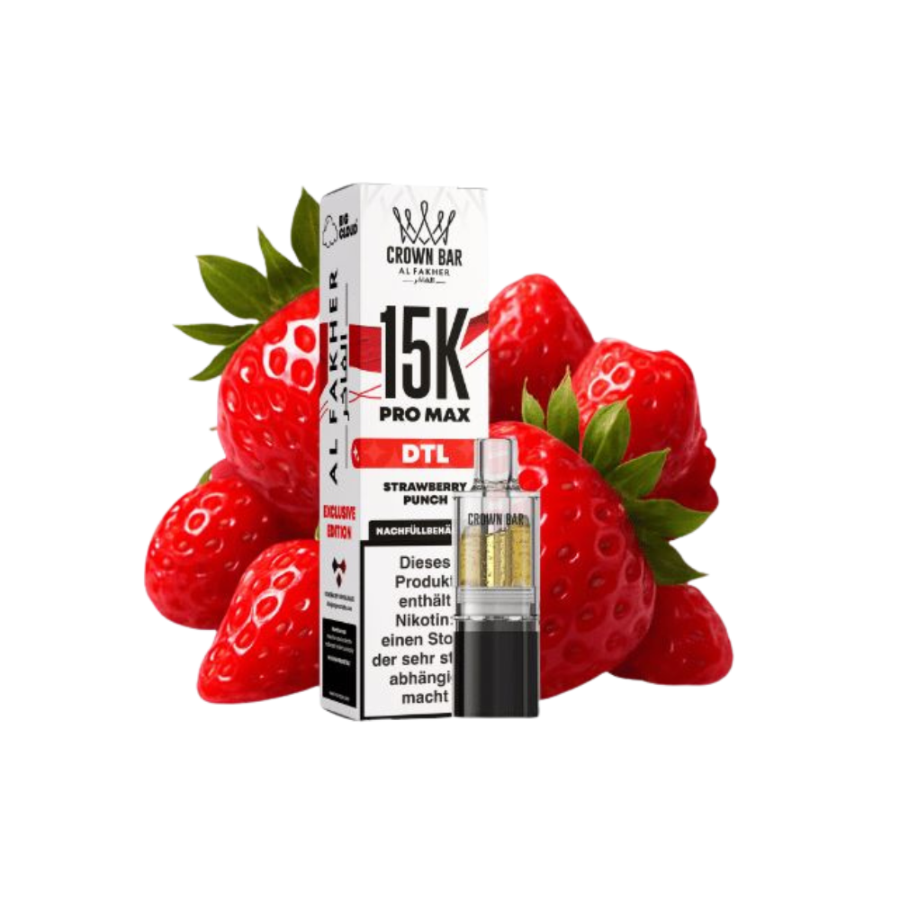 AL FAKHER - 15K Pro Max Pod - Strawberry Punch