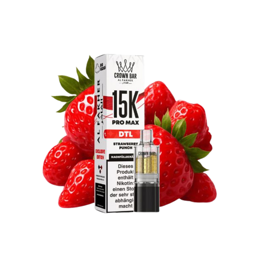 AL FAKHER - 15K Pro Max Pod - Strawberry Punch