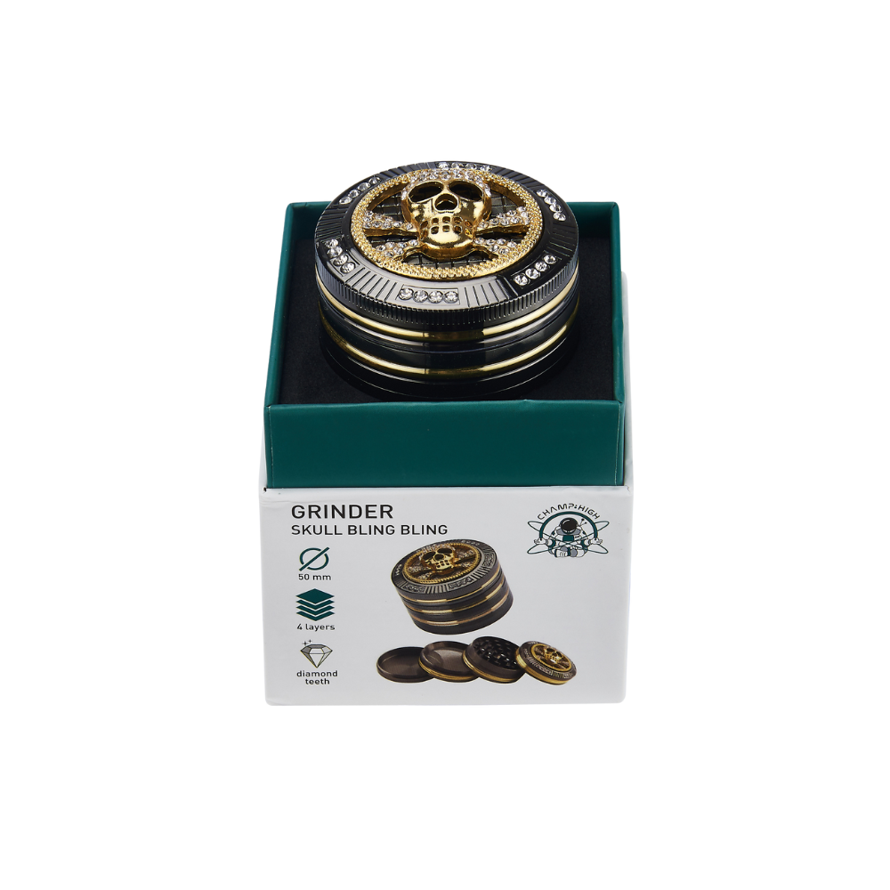 CHAMP HIGH GRINDER - Skull Bling Bling
