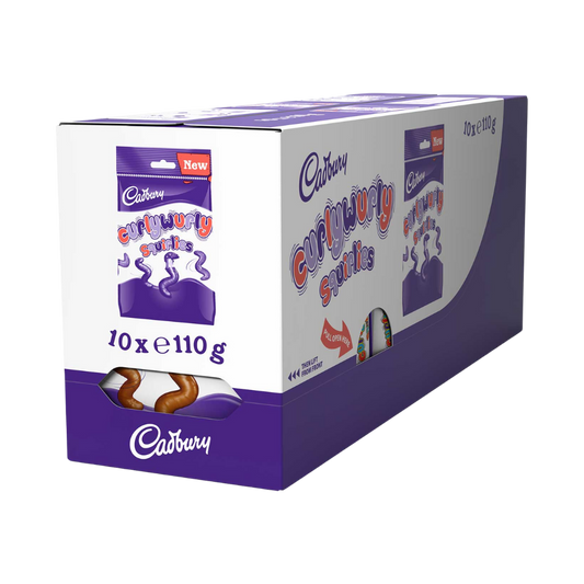 CADBURY - Curly Wurly Squirlies - 10x110g - MHD: 25.02.26