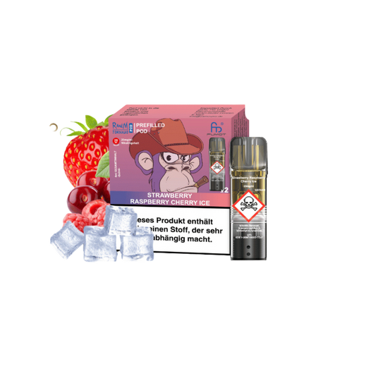 RANdM TORNADO Pods - Strawberry Raspberry Cherre Ice