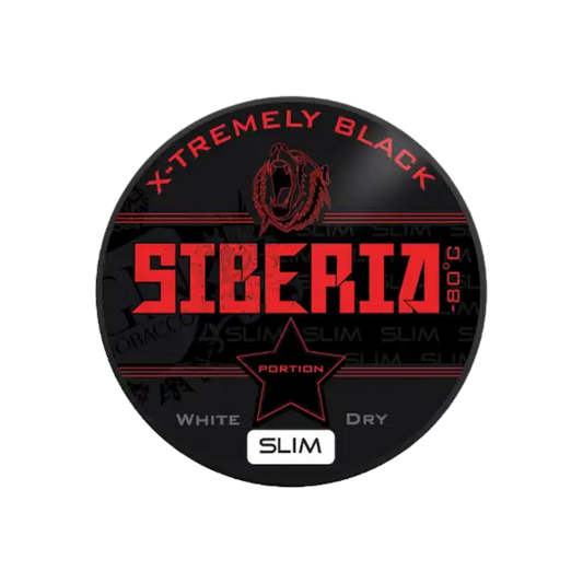 SIBERIA - Kautabak Black Slim -80°C 43mg - 10x13g