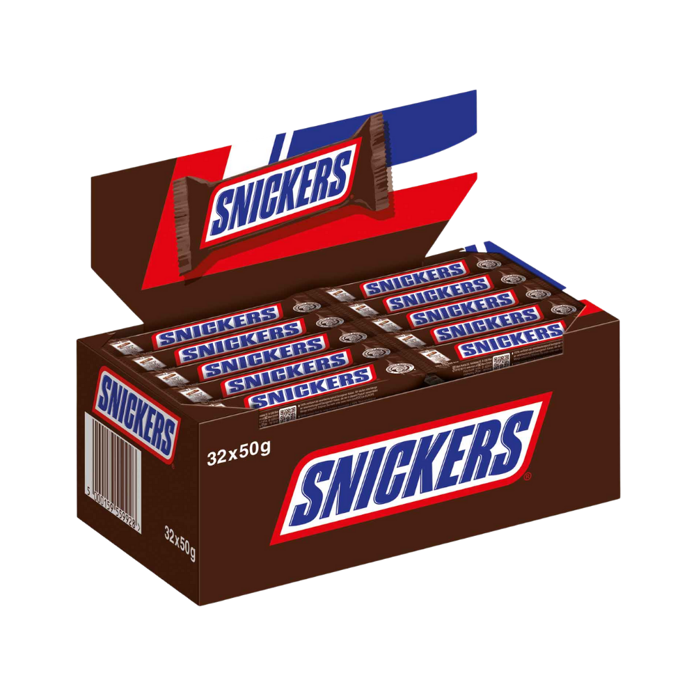 SNICKERS - Classic Riegel 32x50g - MHD: 07.03.2027