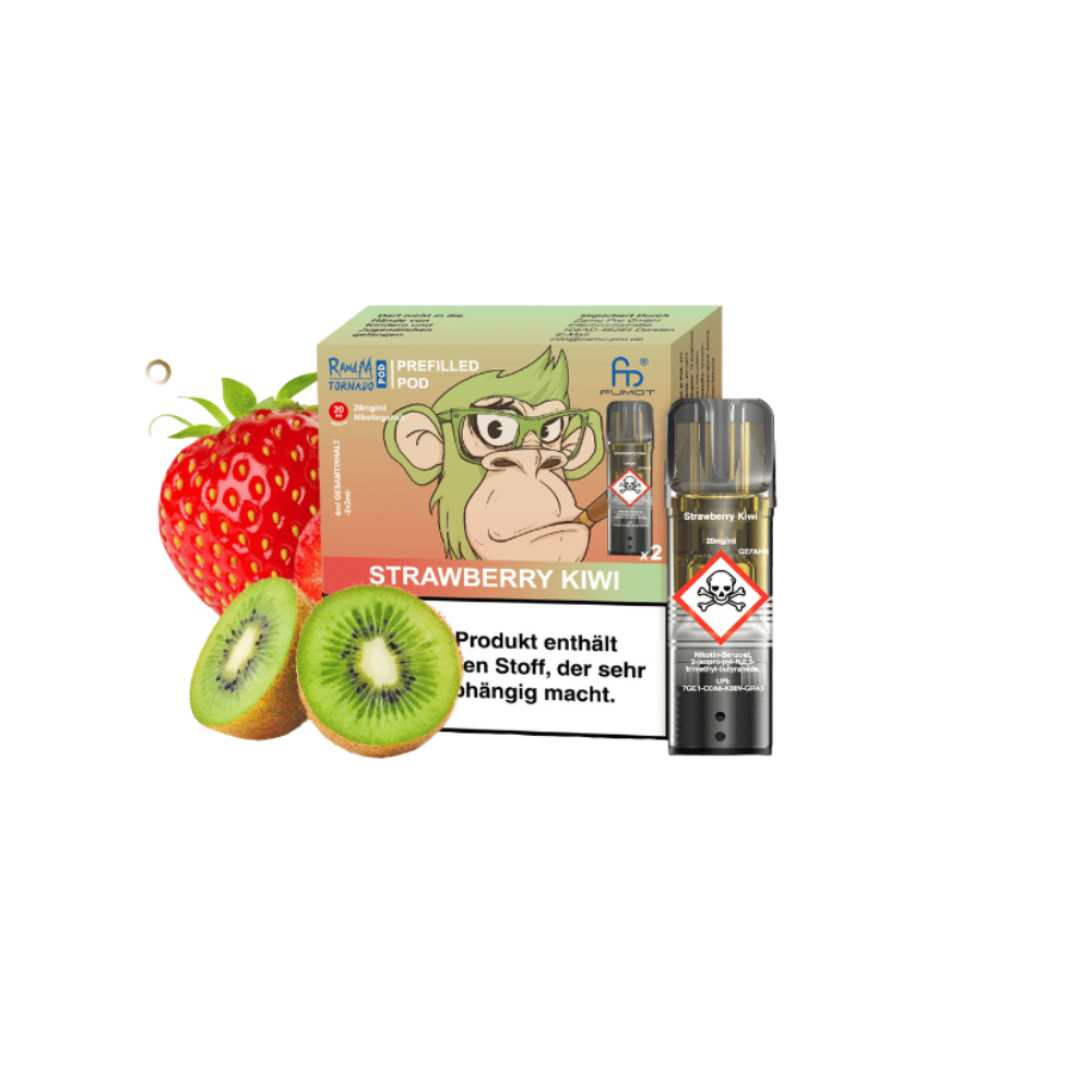 RANdM TORNADO Pods - Strawberry Kiwi