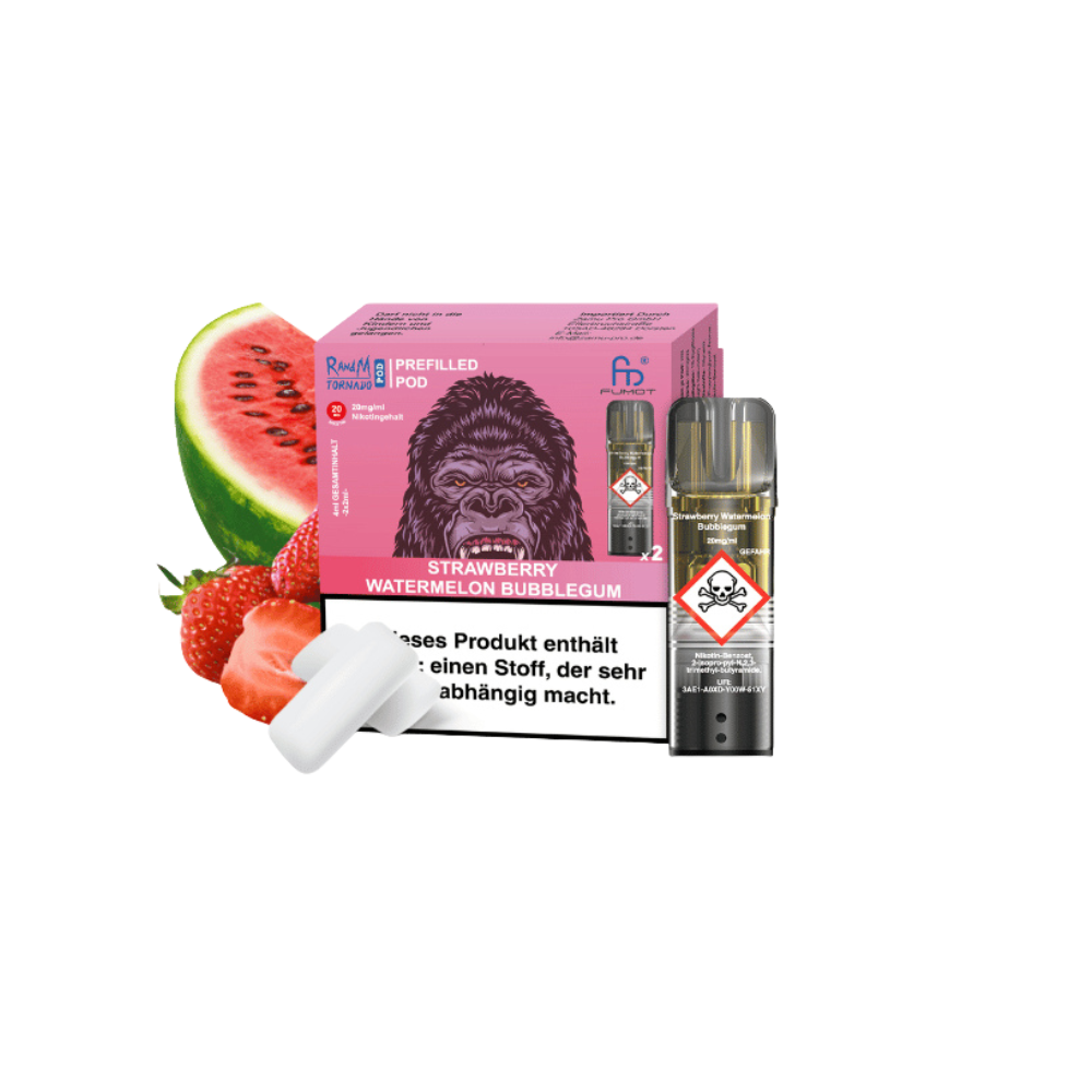 RANdM TORNADO Pods - Strawberry Watermelon Bubblegum