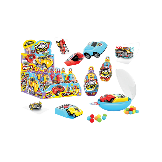 JOHNY BEE - Turbo Egg with Tattoo 12x10g - MHD: 15.06.2027