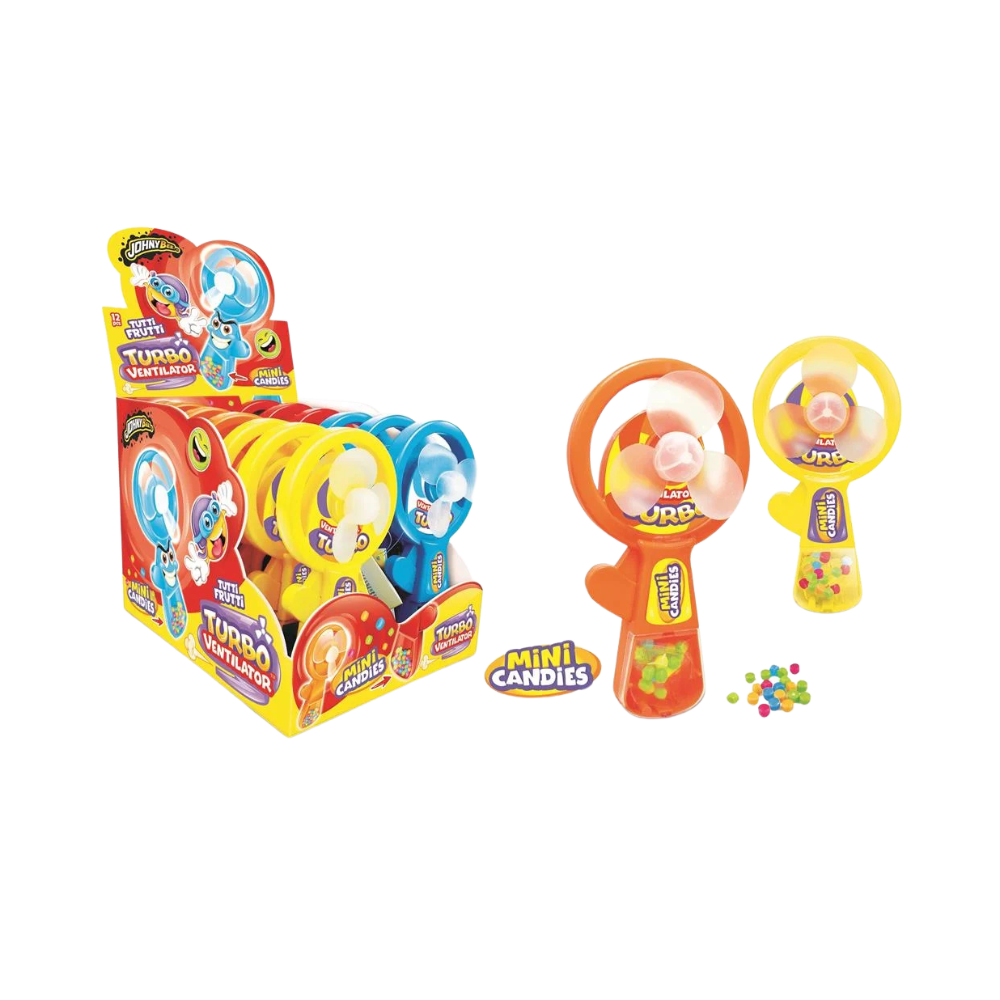 JOHNY BEE - Turbo Ventilator Mini candies 12x5g - MHD: 25.07.2027