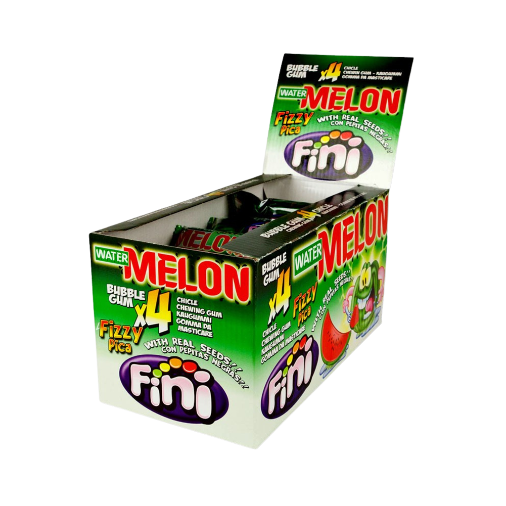 FINI - Watermelon Sour bubble Gum 50x4