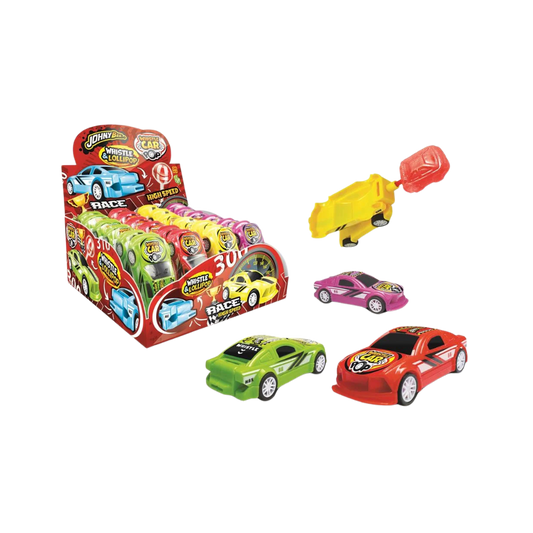 JOHNY BEE - Whistle Car Pop Lollipop 24x10g - MHD: 30.07.2026