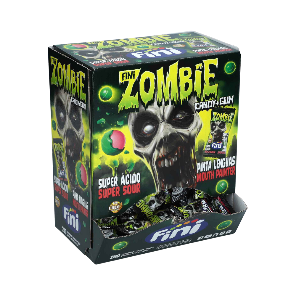FINI - Bubble Gum Zombie - Candy+Gum - Super Sour