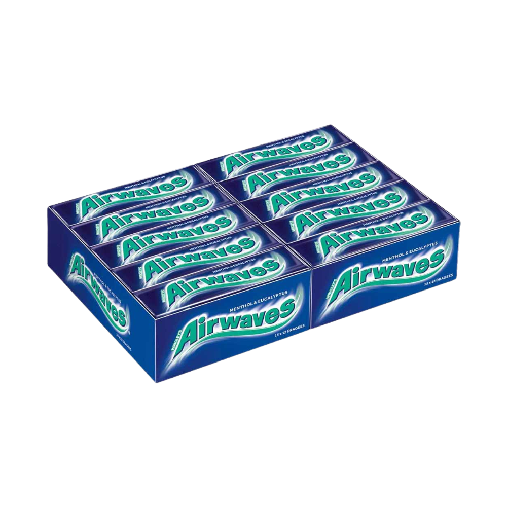 WRIGLEY'S - Airwaves Menthol & Eukalyptus - MHD: 08.06.26