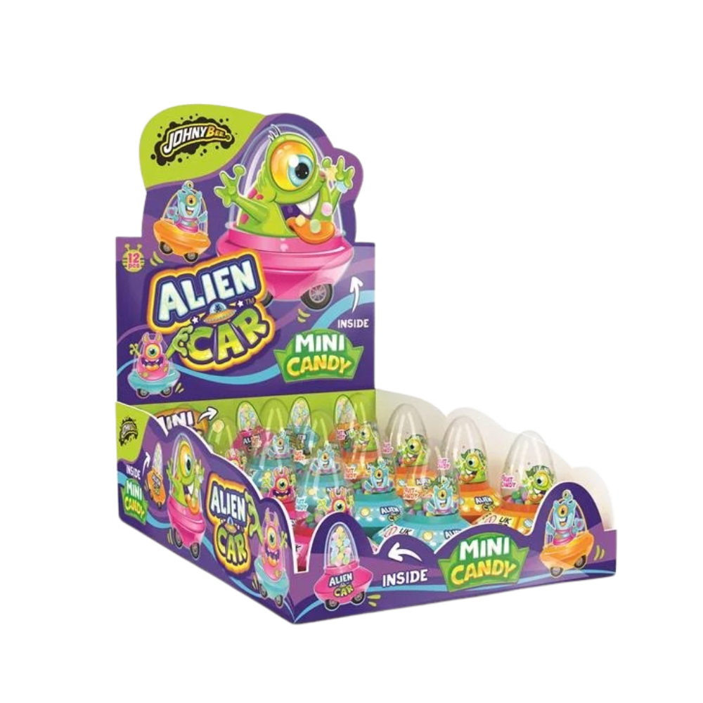 JOHNY BEE - Alien Car Mini Candy 8g - MHD: 30.07.26