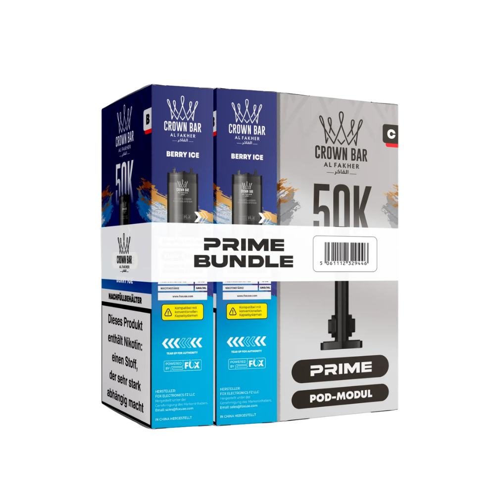 AL FAKHER - 50K Hypermax Prime Pod - Berry Ice