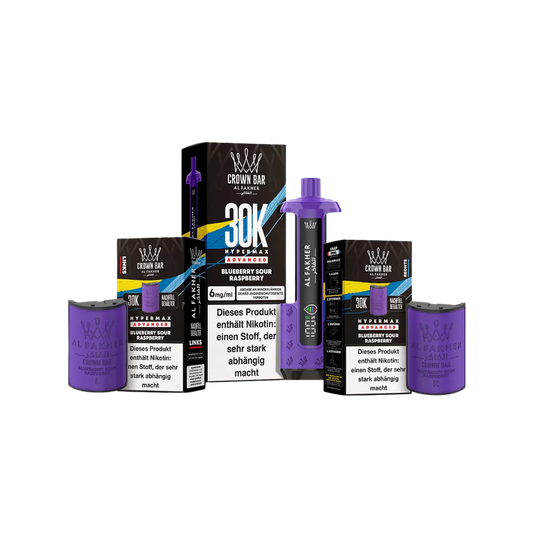 AL FAKHER - 30K Hypermax Blueberry Sour Raspberry Kit