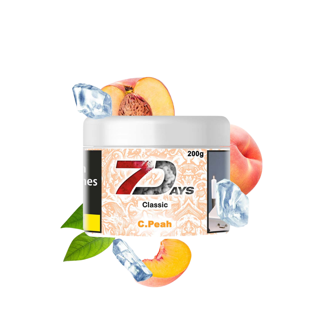 7 Days - Cold Peach Classic - Shisha Tabak 200g