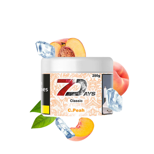 7 Days - Cold Peach Classic - Shisha Tabak 200g