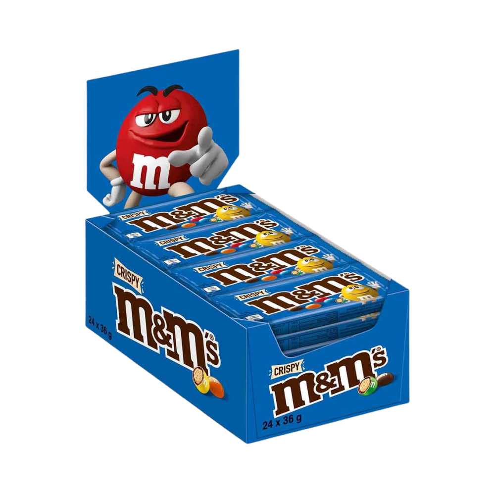 M&M’s - Crispy 24x36g - MHD: 21.02.2027