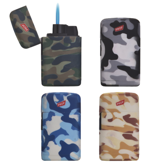 PROF - Single Blueflame Feuerzeug Camouflage