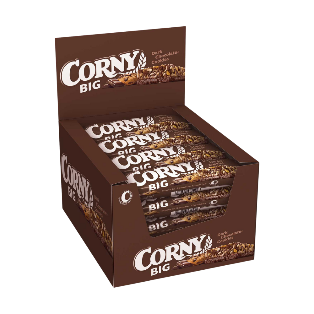 CORNY - Big Dunkle Schoko Cookies - MHD: 14.09.25