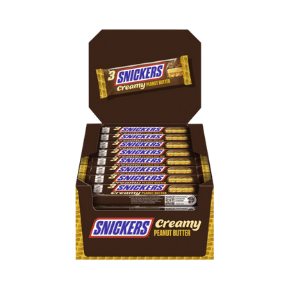 SNICKERS - Creamy Peanut Riegel 3er 32x54,75g - MHD: 30.08.2026