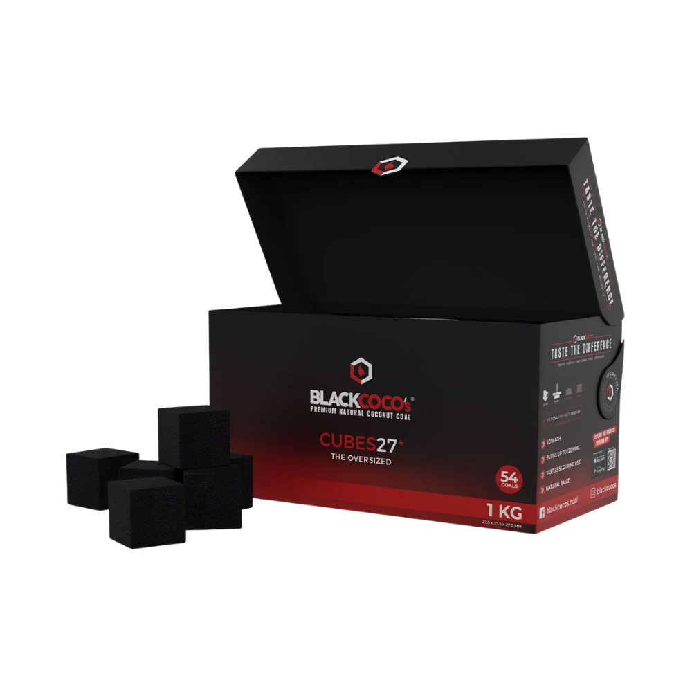 BLACKCOCO - Shishakohle 27er - 1 kg