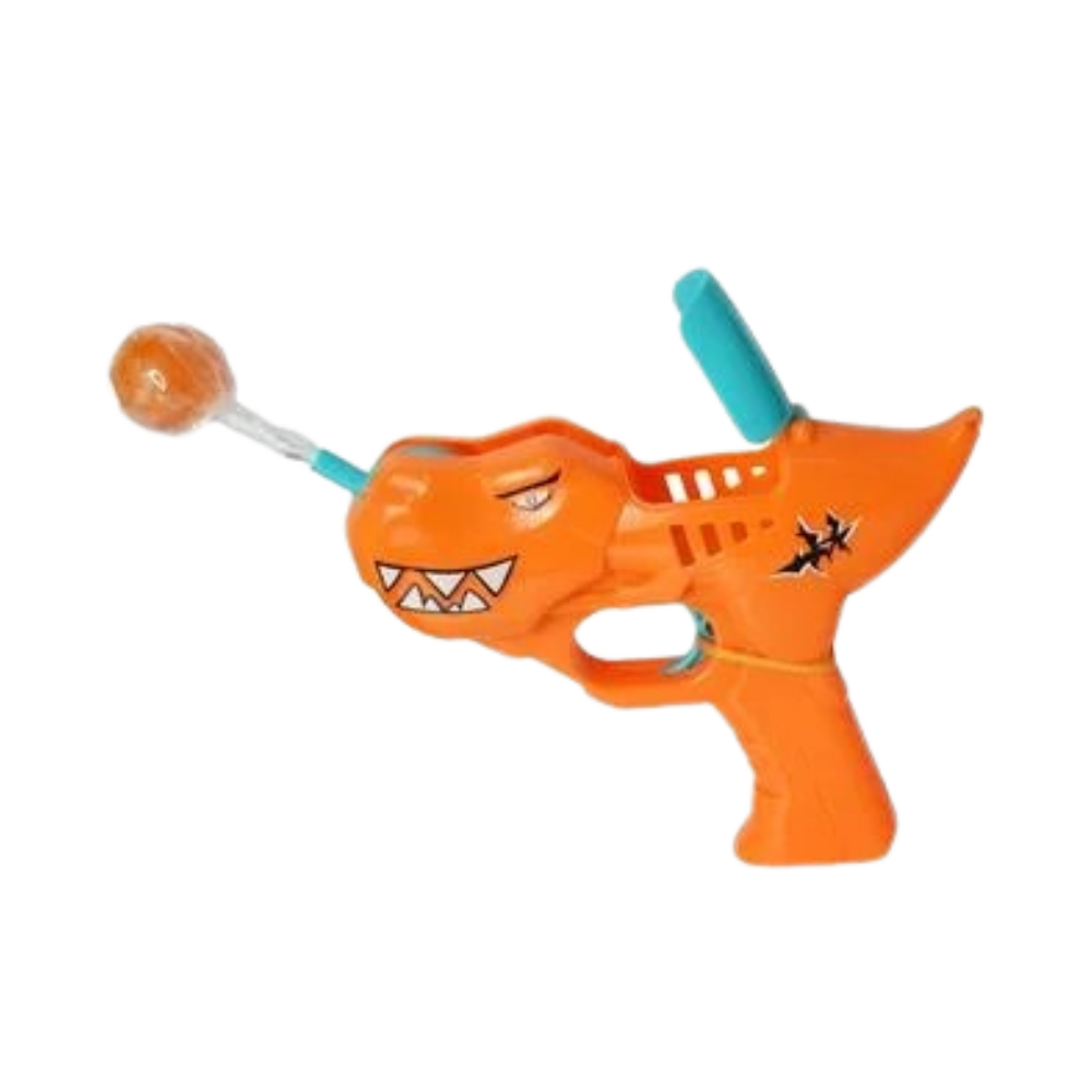 JOHNY BEE - Dino Gun Pop Lollipop 10g - MHD: 26.08.27