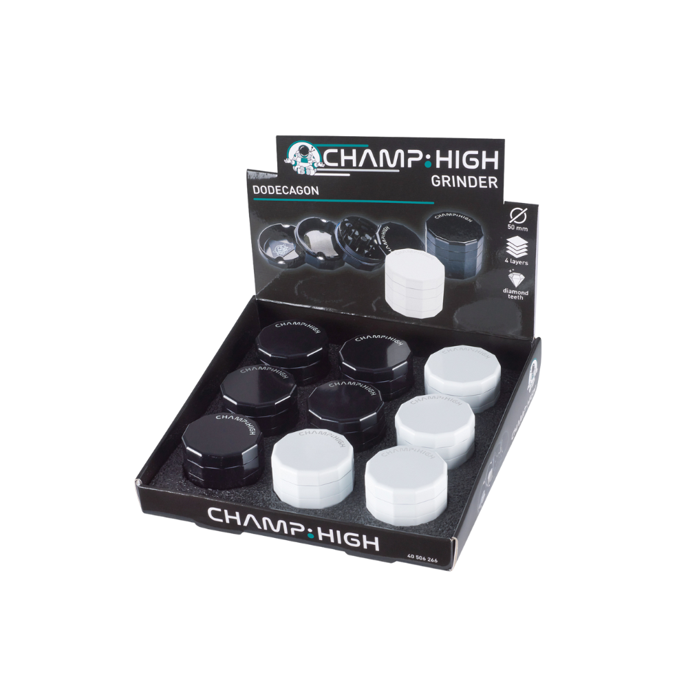 CHAMP HIGH GRINDER - Zwölfeck 50mm 4-teilig