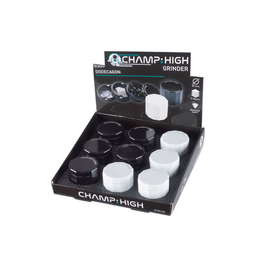 CHAMP HIGH GRINDER - Zwölfeck 50mm 4-teilig