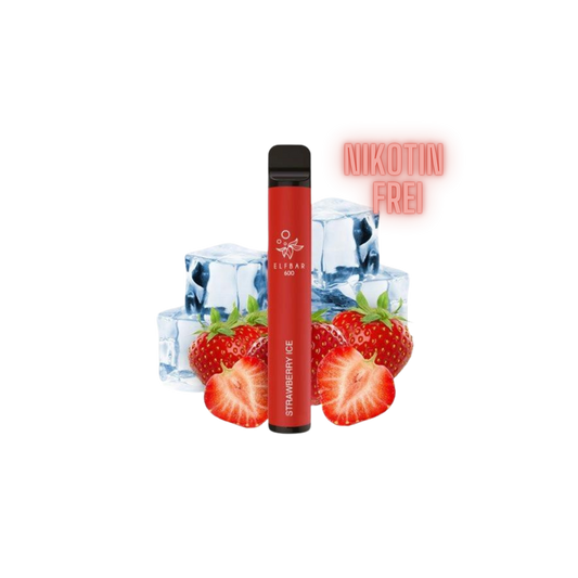 ELFBAR 600 - Strawberry Ice (Nikotinfrei)