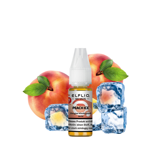 ELFBAR ELFLIQ - Peach Ice (10ml / 20mg)