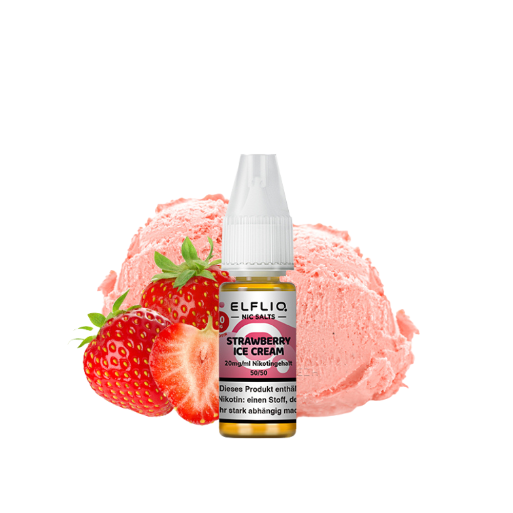 ELFBAR ELFLIQ - Strawberry Ice Cream (10ml / 20mg)