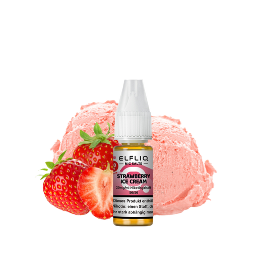 ELFBAR ELFLIQ - Strawberry Ice Cream (10ml / 20mg)