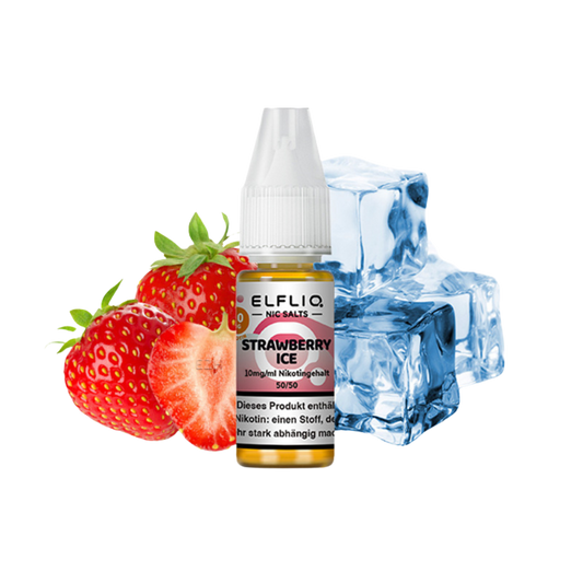 ELFBAR ELFLIQ - Strawberry Ice (10ml / 10mg)