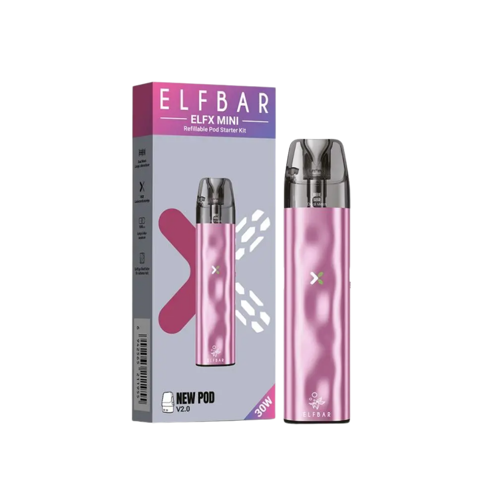 Elfbar - ELFX Mini 2.0 Refillable Pod Kit - Pink