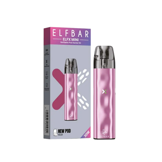 Elfbar - ELFX Mini 2.0 Refillable Pod Kit - Pink