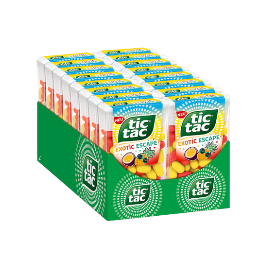 Ferrero - Tic-Tac Exotic Escape - (16x54g) - MHD: 03.07.2027