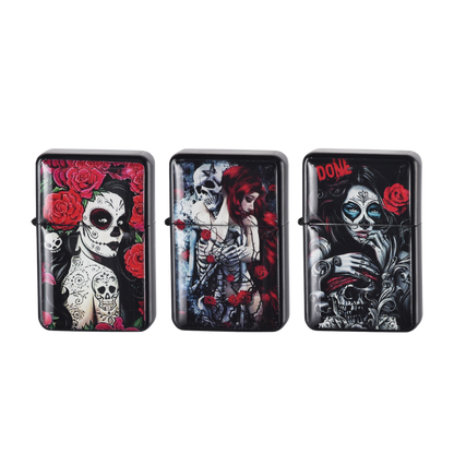 CHAMP BENZINFEUERZEUG - Girl and Skull