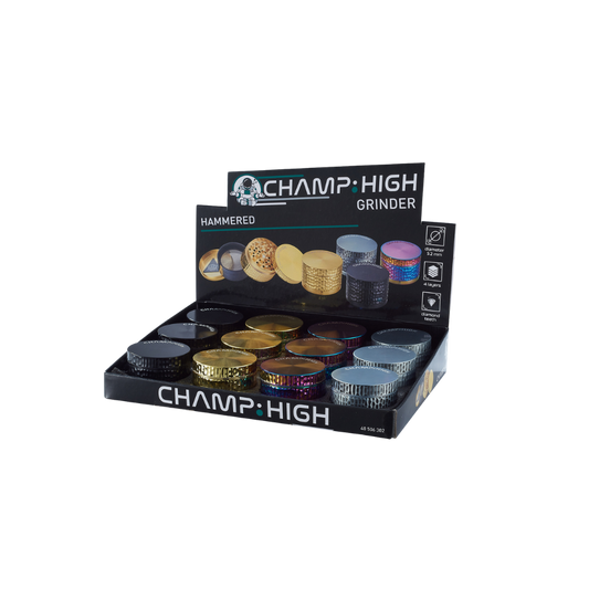 CHAMP HIGH GRINDER - Gehämmert 52mm 4-teilig