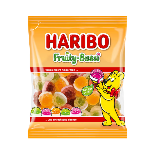 HARIBO - Fruity Bussi 175g (5 Stk.) - MHD: 10/25