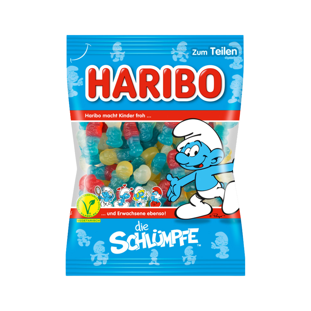 HARIBO - Schlümpfe 175g (5 Stk.) - MHD: 09/25