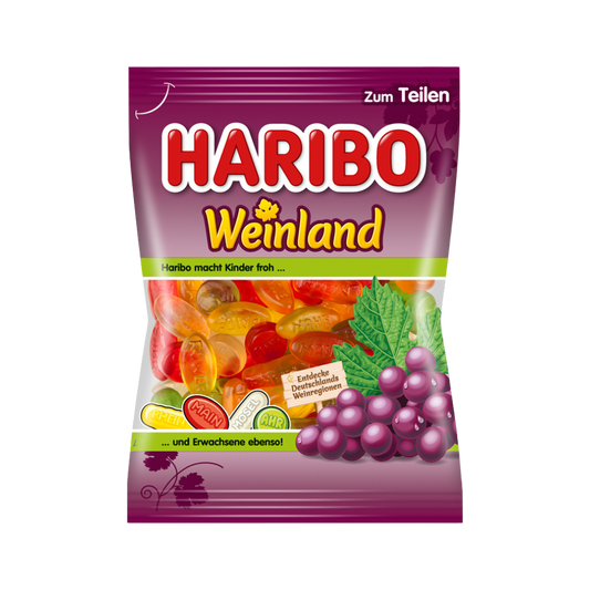 HARIBO - Weinland 175g (5 Stk. - MHD: 11/25