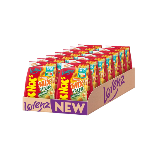 LORENZ - Nic Nac  Mix Cheese & Jalapeno 110g (14 Stk.) - MHD: 05.03.2027