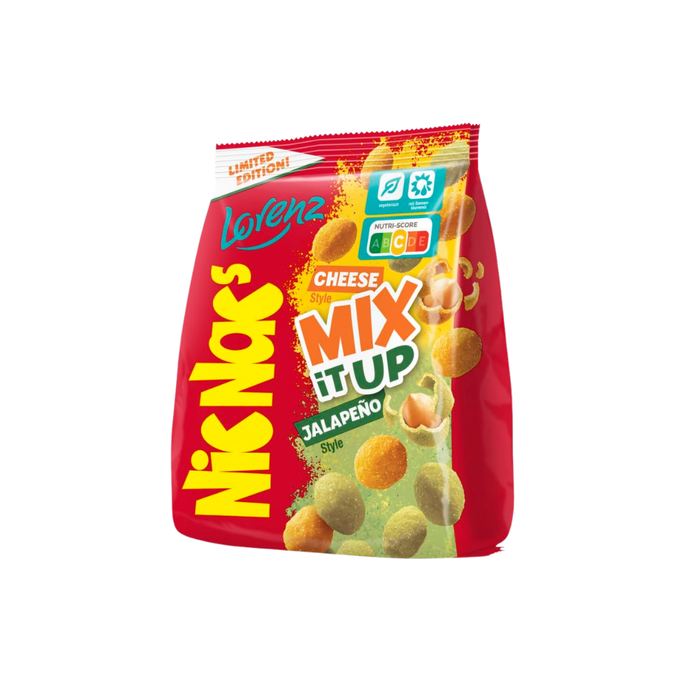 LORENZ - Nic Nac  Mix Cheese & Jalapeno 110g (14 Stk.) - MHD: 05.03.2027