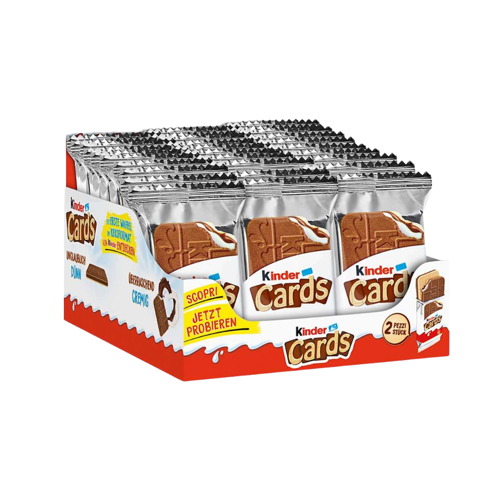 FERRERO - Kinder Cards 30x25,6g - MHD: 03.02.2026