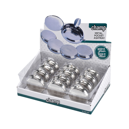 CHAMP - Taschenaschenbecher - Metall